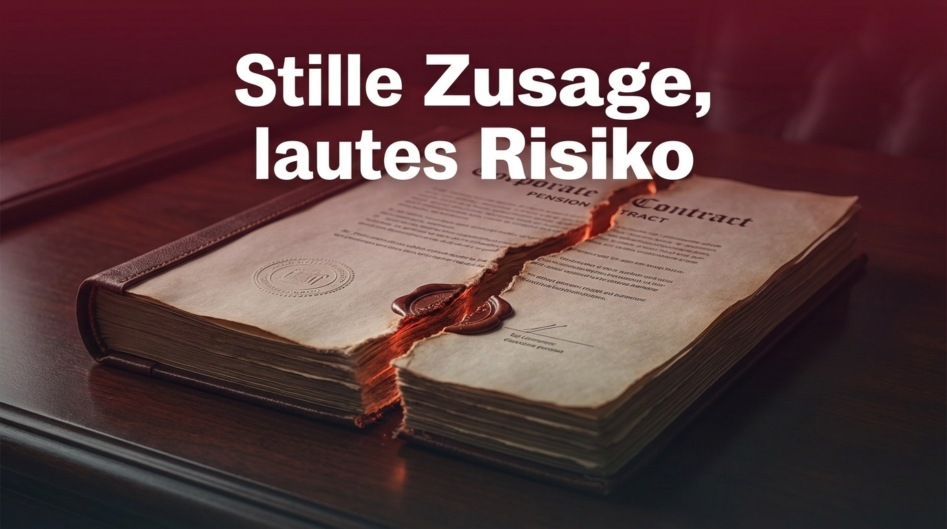 Wenn Zusage und Beitrag nicht zusammenpassen Haftungsfalle bav