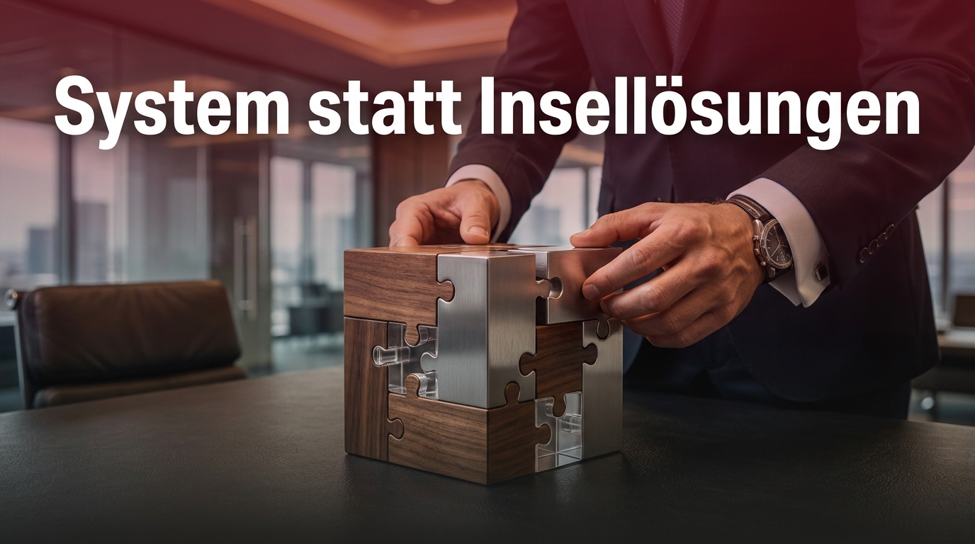 Warum alles aus einer Hand entscheidend ist, Schnittstellen vermeiden, klare Zuständigkeiten, bessere Umsetzung, weniger Reibung, ganzheitliche Betreuung Versorgungssysteme