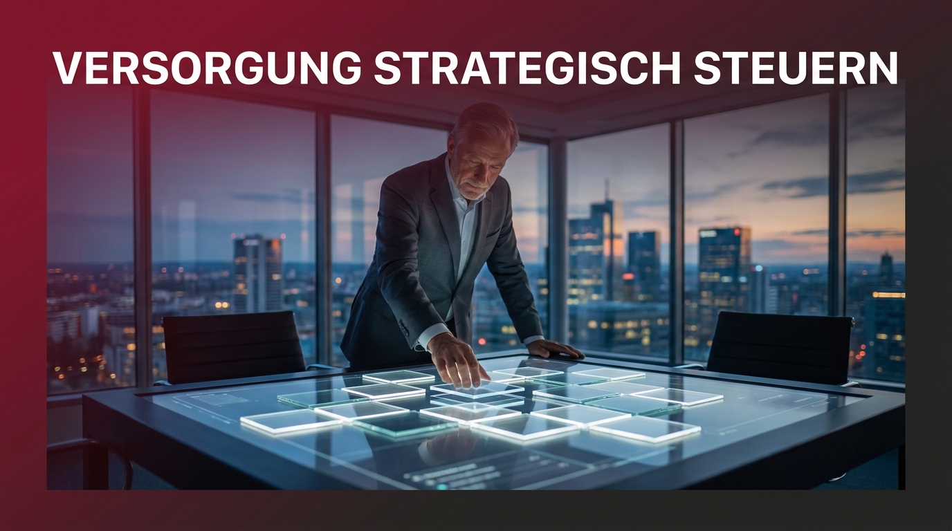 Versorgung als Teil der Unternehmensstrategie, nicht nur HR-Thema, Führungsebene, langfristige Planung, Stabilität, Arbeitgeberattraktivität
