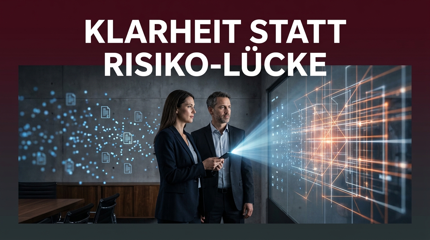 Mittelstand: Risikoanalyse deckt Lücke auf, blinde Flecken, Standortbestimmung, Prioritäten, Transparenz, unternehmerische Sicherheit