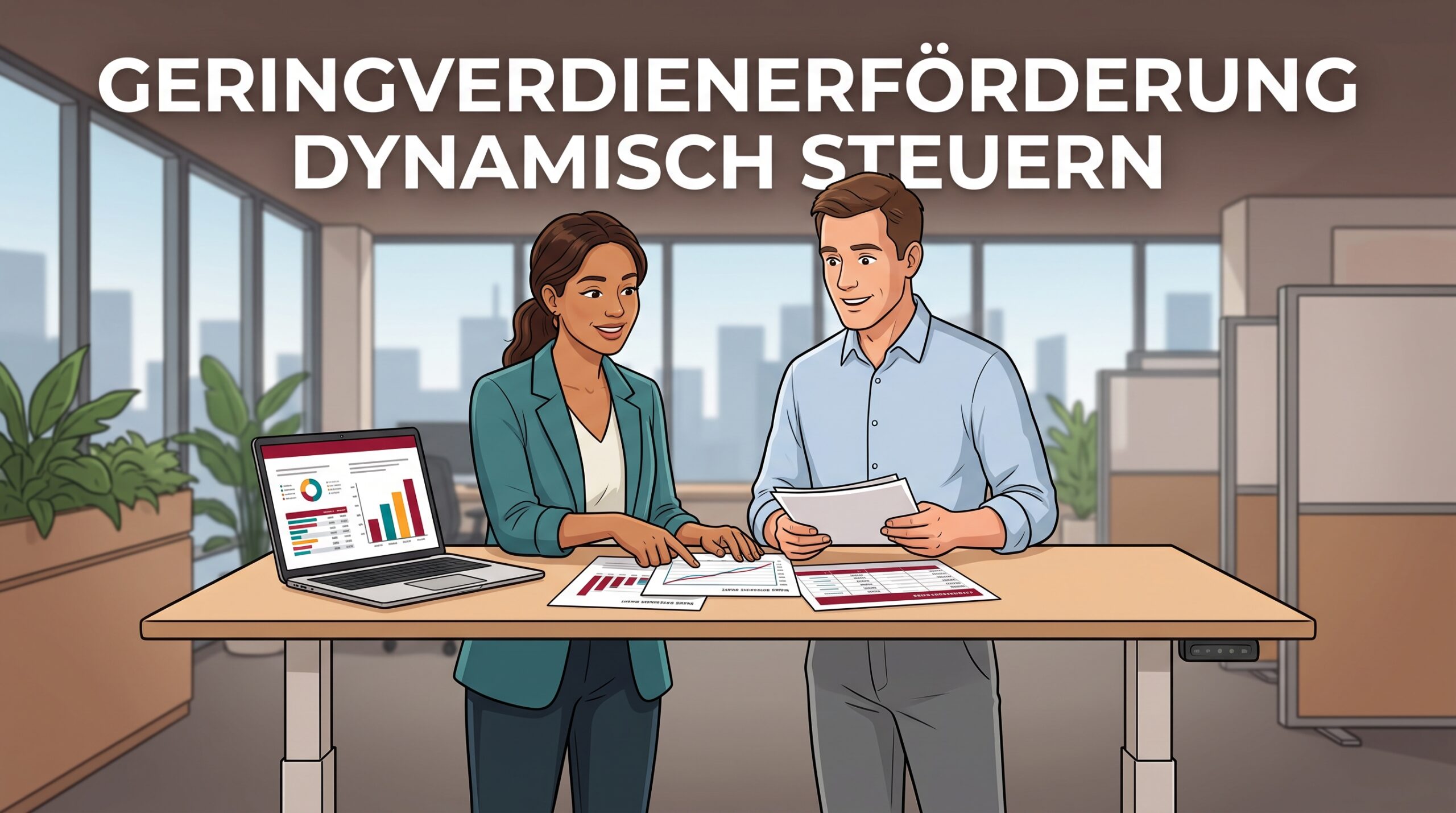 Ausbau der Geringverdienerförderung. Ab 1. Januar 2027: Höherer staatlicher Förderbetrag nach § 100 EStG. Arbeitgeberbeitrag: Steigt von 960 € auf 1.200 € jährlich. Maximaler Zuschuss: Erhöht sich auf bis zu 360 €. Einkommensgrenze: Wird dynamisch an 3 % der Beitragsbemessungsgrenze angepasst. – Bildvariante B